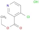 3-Pyridinecarboxylic acid, 4-chloro-, ethyl ester, hydrochloride (1:1)