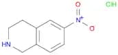 Isoquinoline, 1,2,3,4-tetrahydro-6-nitro-, hydrochloride (1:1)