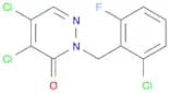 3(2H)-Pyridazinone, 4,5-dichloro-2-[(2-chloro-6-fluorophenyl)methyl]-