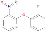 Pyridine, 2-(2-fluorophenoxy)-3-nitro-