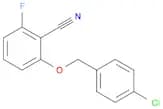 Benzonitrile, 2-[(4-chlorophenyl)methoxy]-6-fluoro-