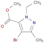 1H-Pyrazole-5-carboxylic acid, 4-bromo-1-ethyl-3-methyl-, methyl ester