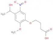 Butanoic acid, 4-[4-(1-hydroxyethyl)-2-methoxy-5-nitrophenoxy]-