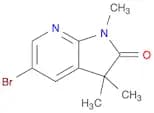 2H-Pyrrolo[2,3-b]pyridin-2-one, 5-bromo-1,3-dihydro-1,3,3-trimethyl-