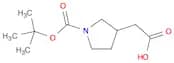 3-Pyrrolidineacetic acid, 1-[(1,1-dimethylethoxy)carbonyl]-