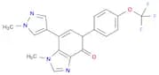 4H-Benzimidazol-4-one, 1,5-dihydro-1-methyl-7-(1-methyl-1H-pyrazol-4-yl)-5-[4-(trifluoromethoxy)ph…