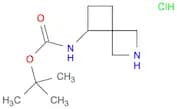 Carbamic acid, N-2-azaspiro[3.3]hept-5-yl-, 1,1-dimethylethyl ester, hydrochloride (1:1)