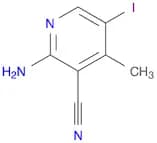 3-Pyridinecarbonitrile, 2-amino-5-iodo-4-methyl-