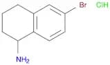 1-Naphthalenamine, 6-bromo-1,2,3,4-tetrahydro-, hydrochloride (1:1)