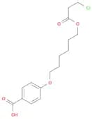 Benzoic acid, 4-[[6-(3-chloro-1-oxopropoxy)hexyl]oxy]-