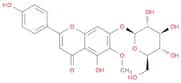 4H-1-Benzopyran-4-one, 7-(β-D-glucopyranosyloxy)-5-hydroxy-2-(4-hydroxyphenyl)-6-methoxy-