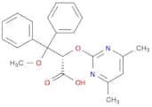 Benzenepropanoic acid, α-[(4,6-dimethyl-2-pyrimidinyl)oxy]-β-methoxy-β-phenyl-, (αS)-