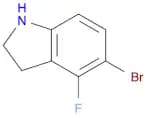 1H-Indole, 5-bromo-4-fluoro-2,3-dihydro-