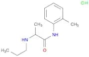 Propanamide, N-(2-methylphenyl)-2-(propylamino)-, hydrochloride (1:1)