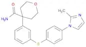 2H-Pyran-4-carboxamide, tetrahydro-4-[3-[[4-(2-methyl-1H-imidazol-1-yl)phenyl]thio]phenyl]-