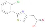 4-Thiazoleacetic acid, 2-(2-chlorophenyl)-