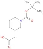 3-Piperidineacetic acid, 1-[(1,1-dimethylethoxy)carbonyl]-