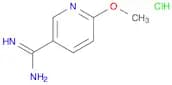 3-Pyridinecarboximidamide, 6-methoxy-, hydrochloride (1:1)