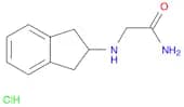 Acetamide, 2-[(2,3-dihydro-1H-inden-2-yl)amino]-, hydrochloride (1:1)