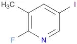 Pyridine, 2-fluoro-5-iodo-3-methyl-