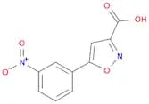 3-Isoxazolecarboxylic acid, 5-(3-nitrophenyl)-