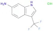 1H-Indol-6-amine, 3-(trifluoromethyl)-, hydrochloride (1:1)