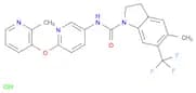 1H-Indole-1-carboxamide, 2,3-dihydro-5-methyl-N-[6-[(2-methyl-3-pyridinyl)oxy]-3-pyridinyl]-6-(tri…