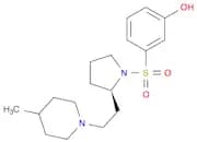Phenol, 3-[[(2R)-2-[2-(4-methyl-1-piperidinyl)ethyl]-1-pyrrolidinyl]sulfonyl]-