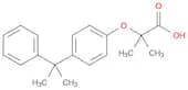 Propanoic acid, 2-methyl-2-[4-(1-methyl-1-phenylethyl)phenoxy]-