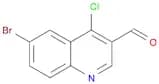 3-Quinolinecarboxaldehyde, 6-bromo-4-chloro-