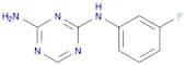 1,3,5-Triazine-2,4-diamine, N2-(3-fluorophenyl)-
