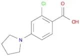 Benzoic acid, 2-chloro-4-(1-pyrrolidinyl)-
