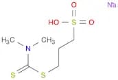 1-Propanesulfonic acid, 3-[[(dimethylamino)thioxomethyl]thio]-, sodium salt (1:1)