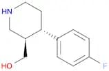 3-Piperidinemethanol, 4-(4-fluorophenyl)-, (3R,4S)-rel-