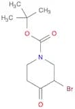 1-Piperidinecarboxylic acid, 3-bromo-4-oxo-, 1,1-dimethylethyl ester