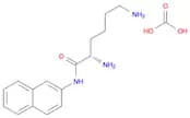 Carbonic acid, compd. with (S)-2,6-diamino-N-2-naphthalenylhexanamide (1:1) (9CI)