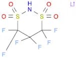 4H-1,3,2-Dithiazine, 4,4,5,5,6,6-hexafluorodihydro-, 1,1,3,3-tetraoxide, lithium salt (1:1)