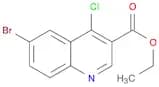 3-Quinolinecarboxylic acid, 6-bromo-4-chloro-, ethyl ester