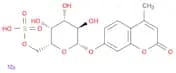 2H-1-Benzopyran-2-one, 4-methyl-7-[(6-O-sulfo-β-D-galactopyranosyl)oxy]-, monosodium salt (9CI)