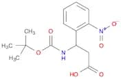 Benzenepropanoic acid, β-[[(1,1-dimethylethoxy)carbonyl]amino]-2-nitro-