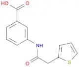 Benzoic acid, 3-[[2-(2-thienyl)acetyl]amino]-