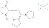 Pyrrolidinium, 1-[[(2,5-dioxo-1-pyrrolidinyl)oxy]-1-pyrrolidinylmethylene]-, hexafluorophosphate(1…