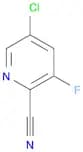 2-Pyridinecarbonitrile, 5-chloro-3-fluoro-