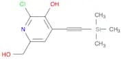 2-Pyridinemethanol, 6-chloro-5-hydroxy-4-[2-(trimethylsilyl)ethynyl]-