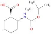 Cyclohexanecarboxylic acid, 2-[[(1,1-dimethylethoxy)carbonyl]amino]-, (1R,2R)-rel-