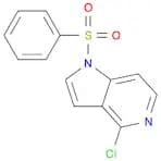 1H-Pyrrolo[3,2-c]pyridine, 4-chloro-1-(phenylsulfonyl)-