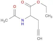 4-Pentynoic acid, 2-(acetylamino)-, ethyl ester