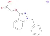 Acetic acid, 2-[[1-(phenylmethyl)-1H-indazol-3-yl]oxy]-, sodium salt (1:1)