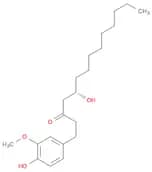 3-Tetradecanone, 5-hydroxy-1-(4-hydroxy-3-methoxyphenyl)-, (5S)-