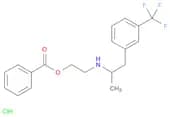 Ethanol, 2-[[1-methyl-2-[3-(trifluoromethyl)phenyl]ethyl]amino]-, 1-benzoate, hydrochloride (1:1)